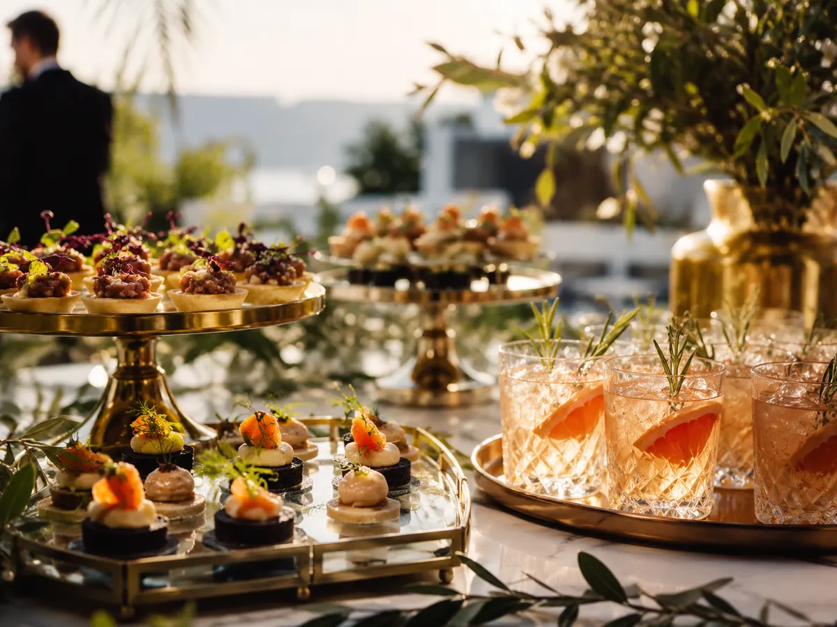 Cocktail y vino de honor de R4 events & catering